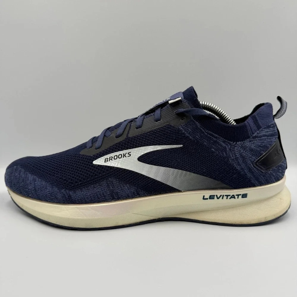 Brooks Levitate 4 Men's Size 11 D Blue White‎ Running Sneaker Shoes 1103451D439